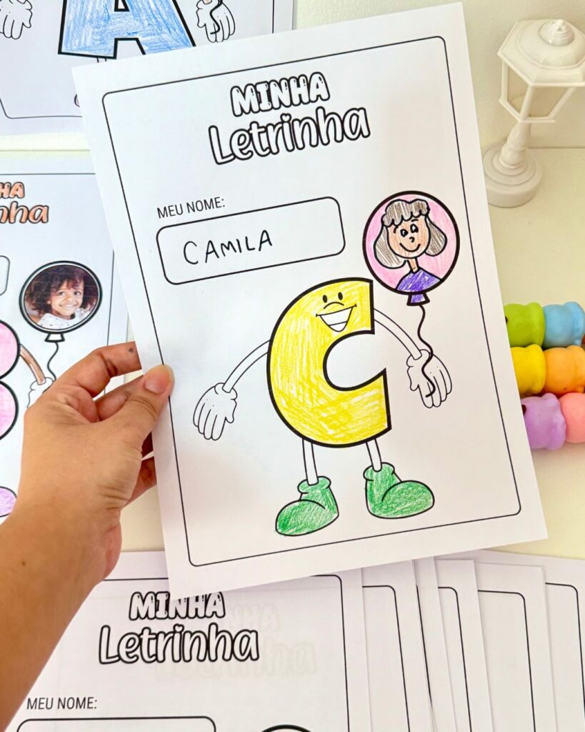 Atividade “Minha Letrinha” - Pedagogia Produtiva