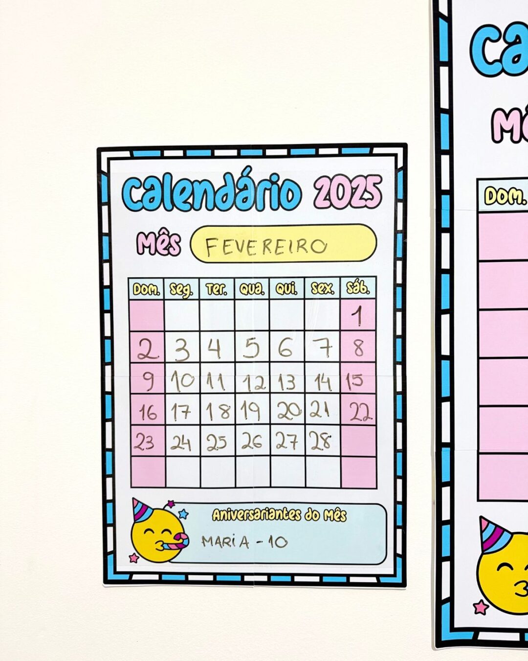 Recurso Calendário Coletivo 2025 - Imagem 2