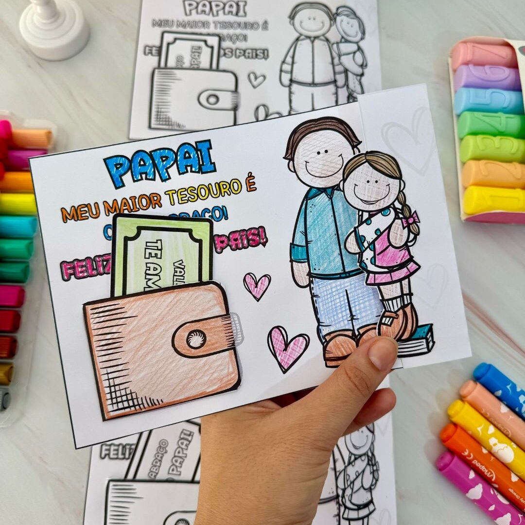 Cartão Interativo - Dia dos Pais