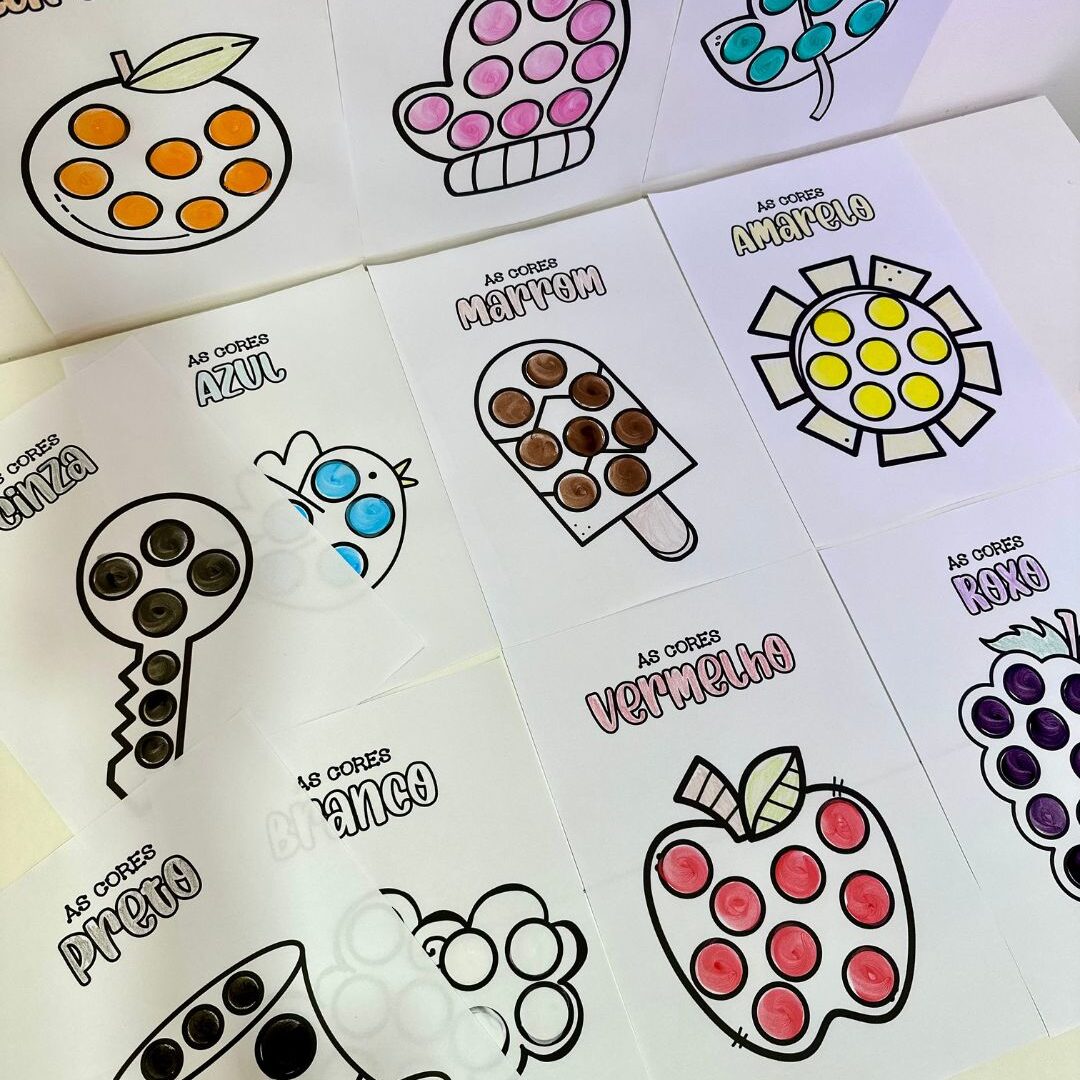 Pintura Sensorial "Cores"