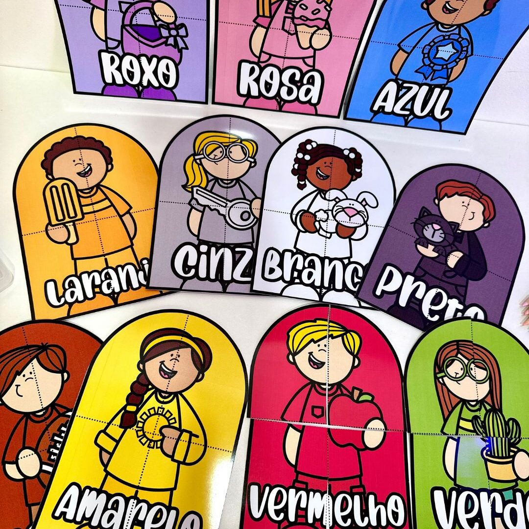 Quebra-cabeça Cores