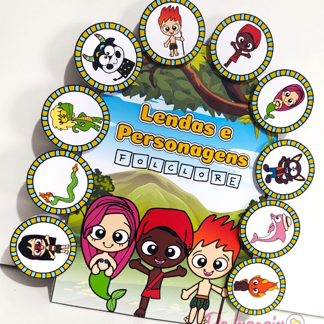 Luva "Lendas e Personagens do Folclore"