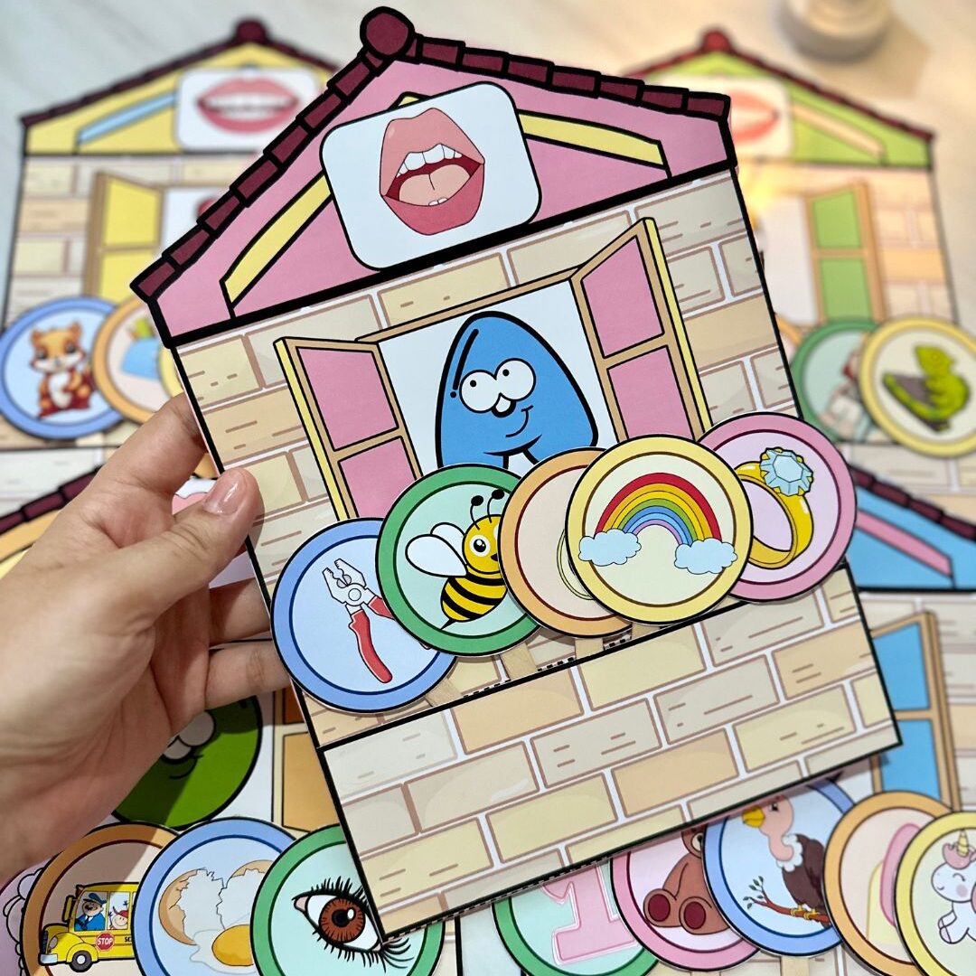 Luvas "Casinha das Vogais"