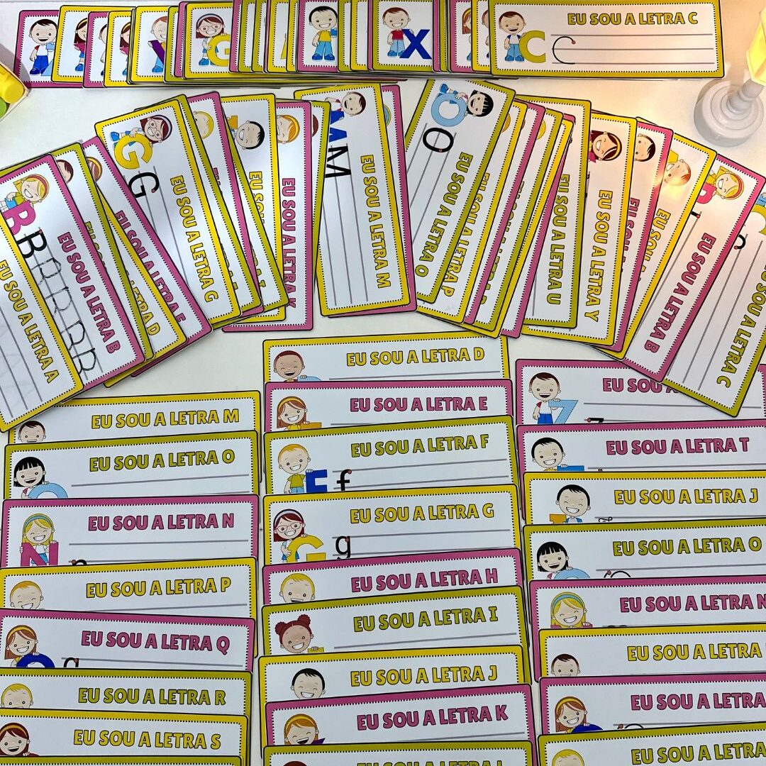 Fichas de Traçado do Alfabeto