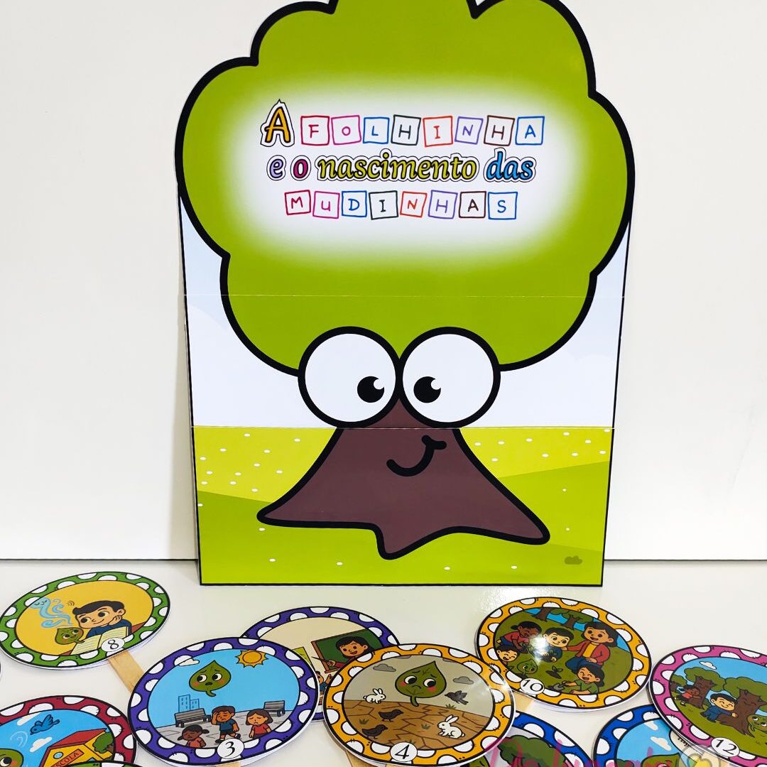 Luva “A Folhinha e o Nascimento das Mudinhas” – Dia da Árvore