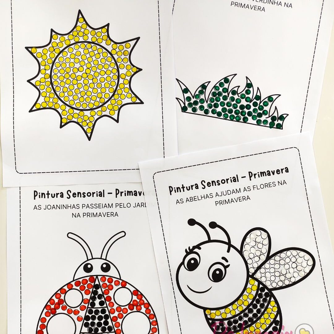 Pintura Sensorial – Primavera