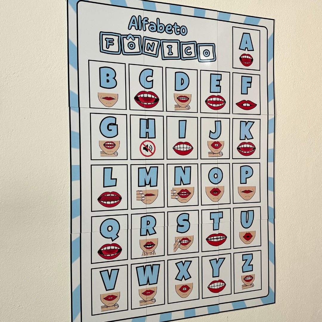 Cartaz Alfabeto Fônico