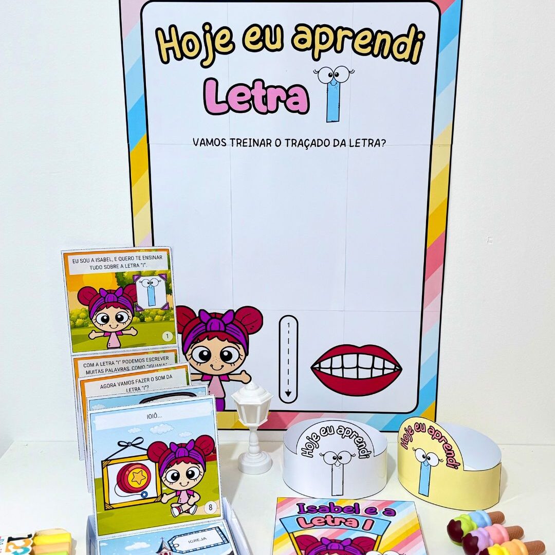 História na Caixa e Cartaz Letra “I”