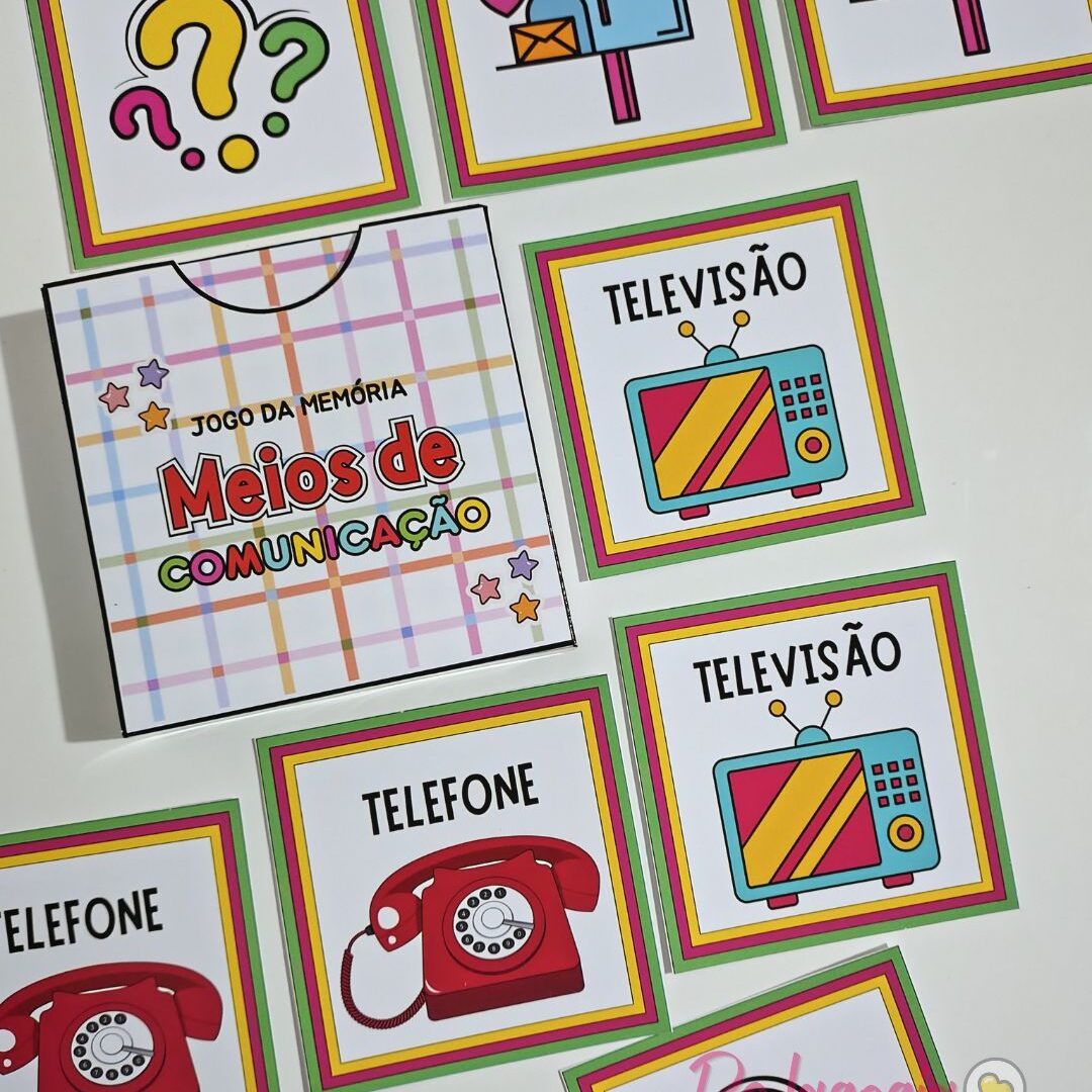 Jogo da Memória “Meios de Comunicação”