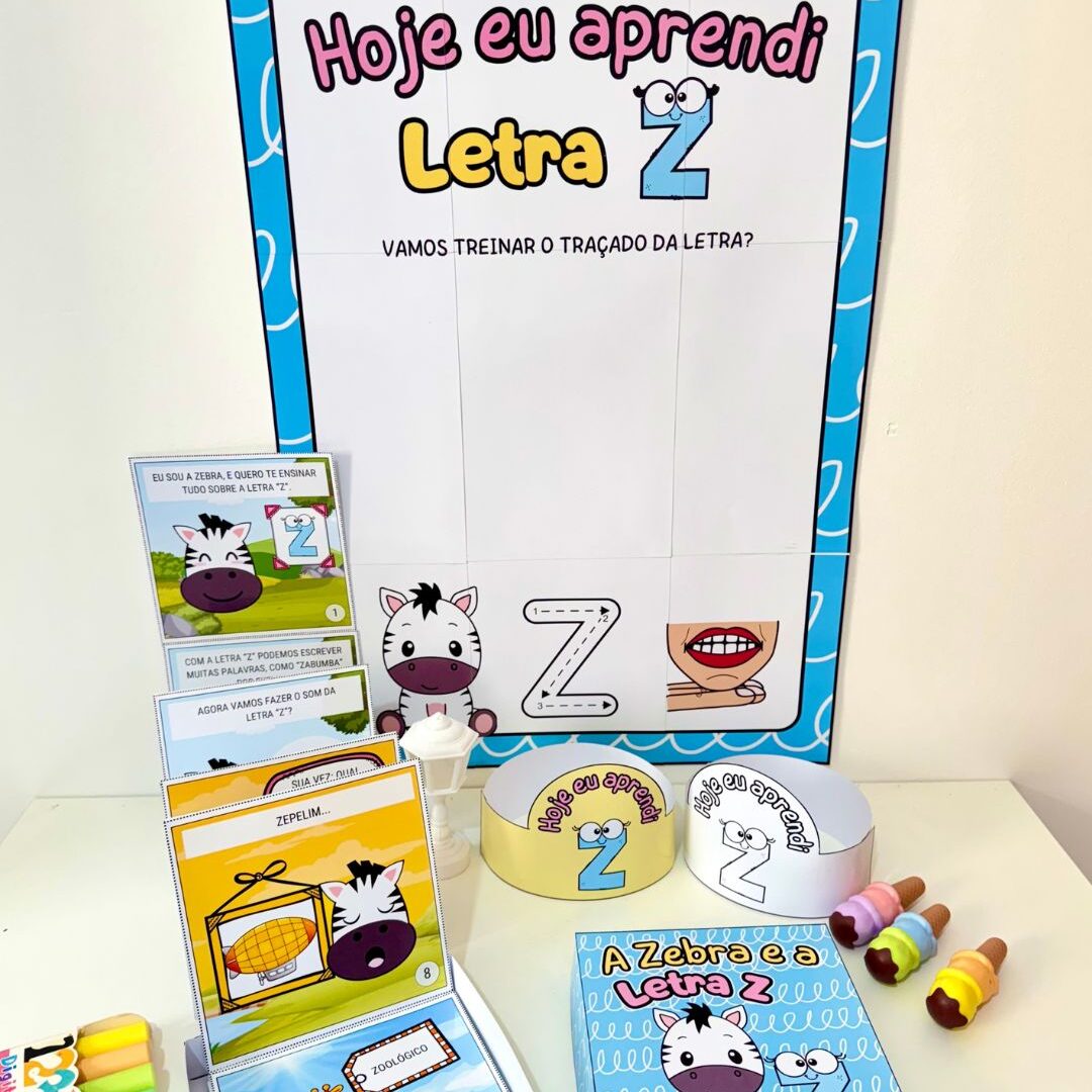 Kit História na Caixa e Cartaz Letra “Z”