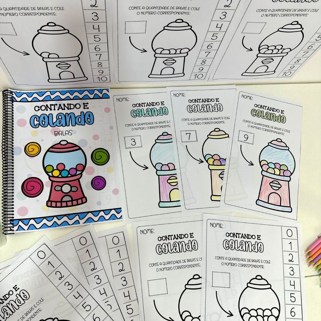 Contando e Colando - Balas