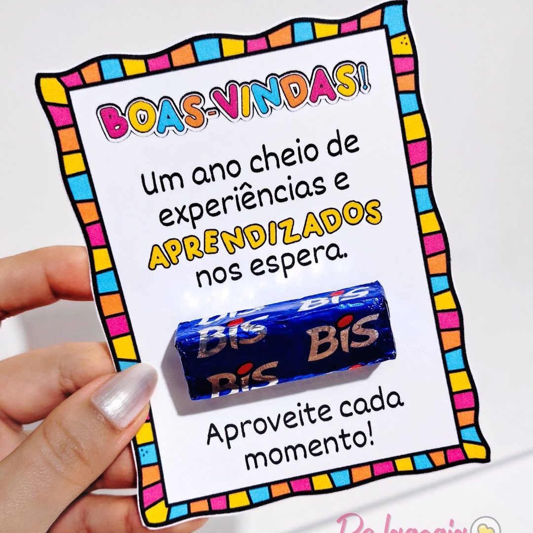 Cartão de Boas-Vindas (Volta às Aulas)