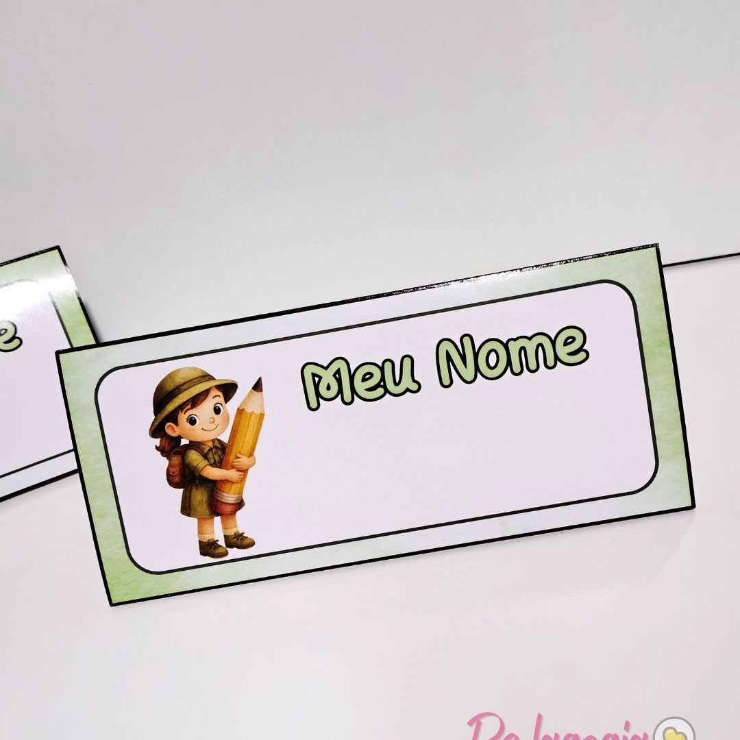 Crachá de Mesa – Safari