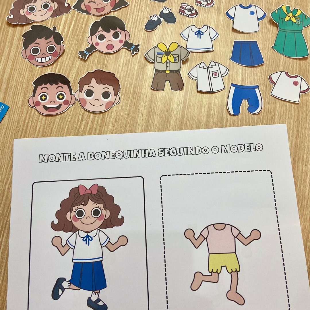 Bonequinhos para Montar