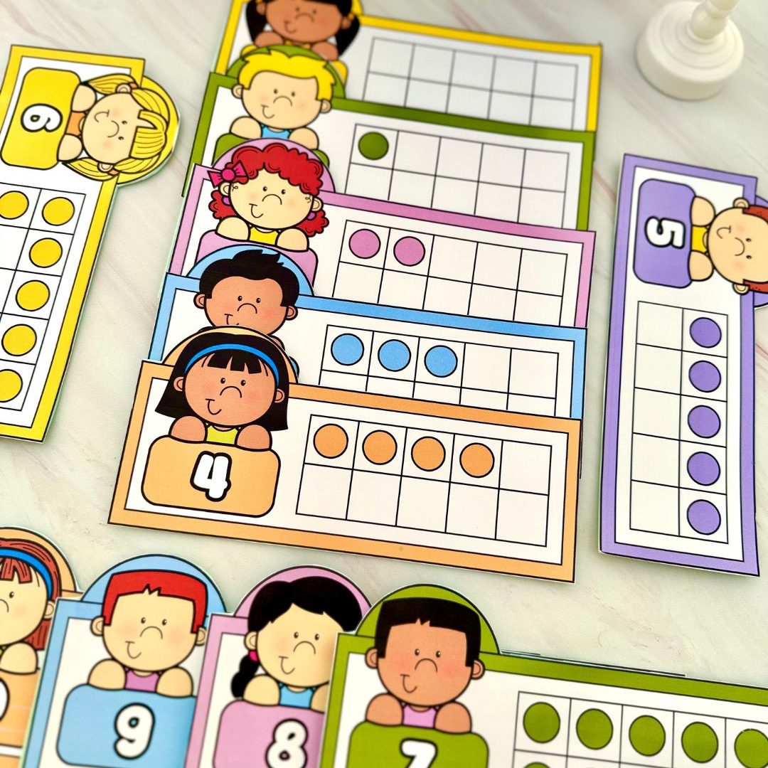 Fichas de Contagem 0 a 10