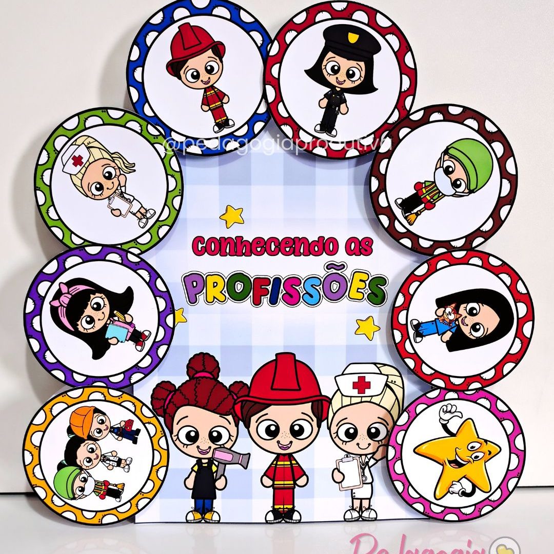Luva “Conhecendo as Profissões”