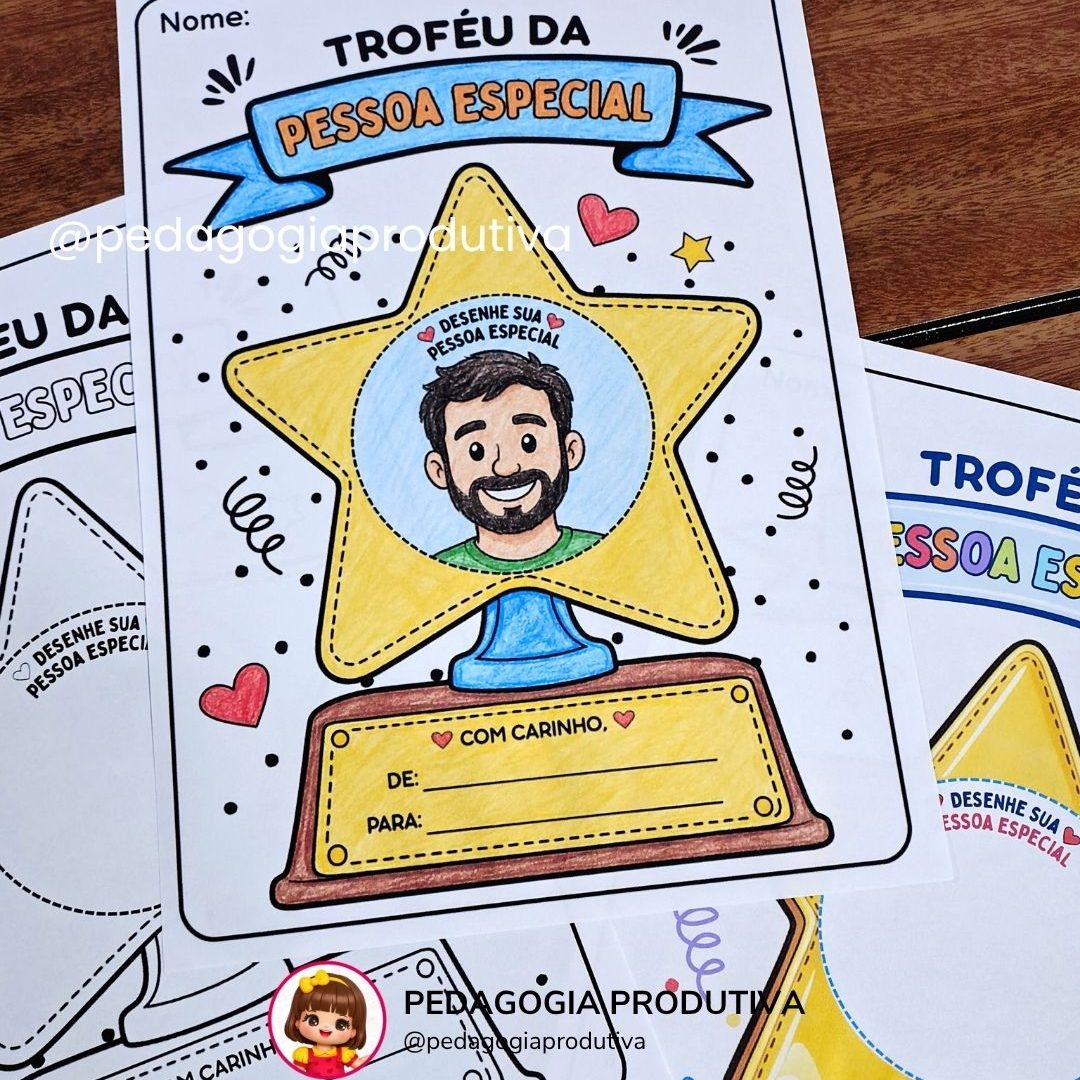 Atividade "Troféu da Pessoa Especial"