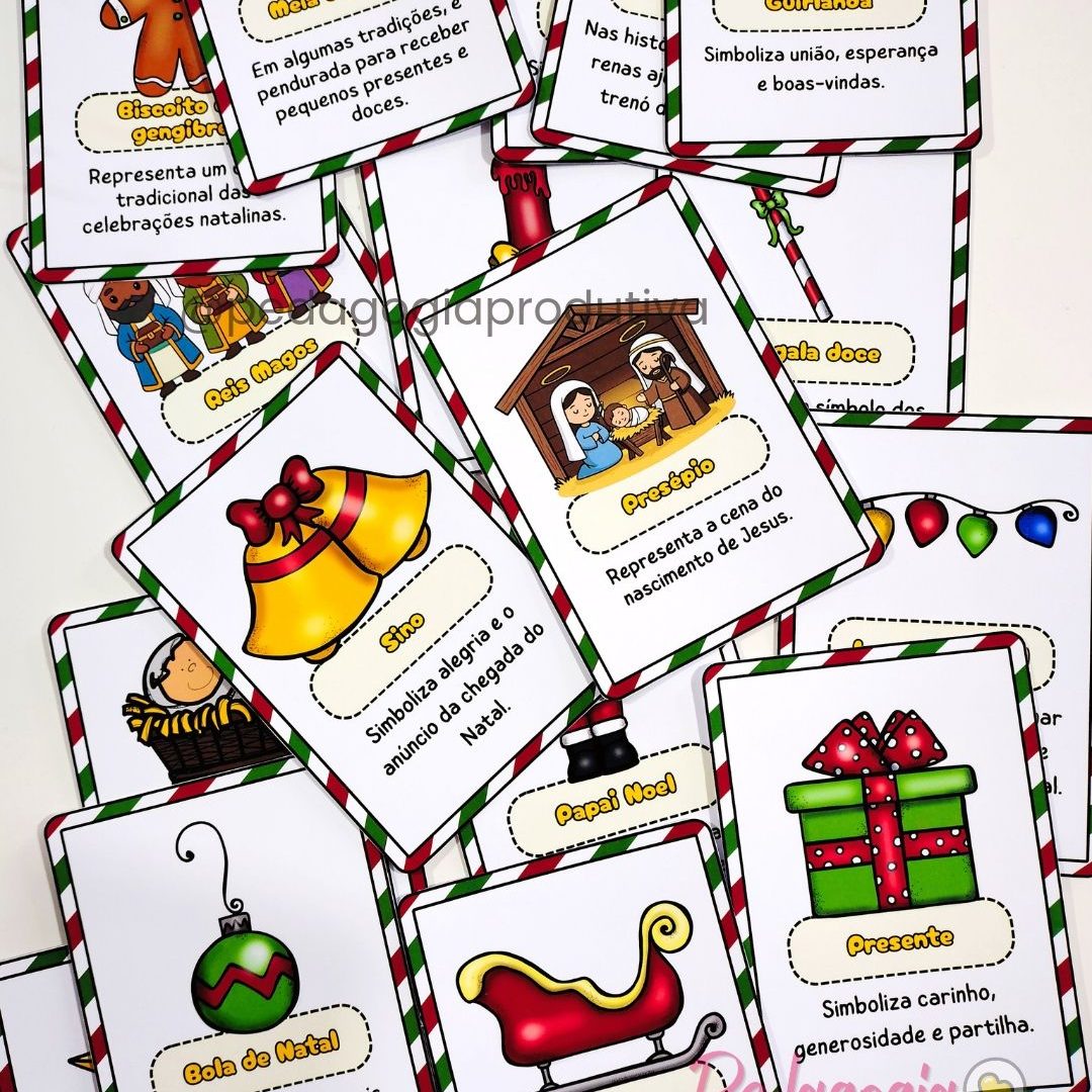 Cards Símbolos de Natal