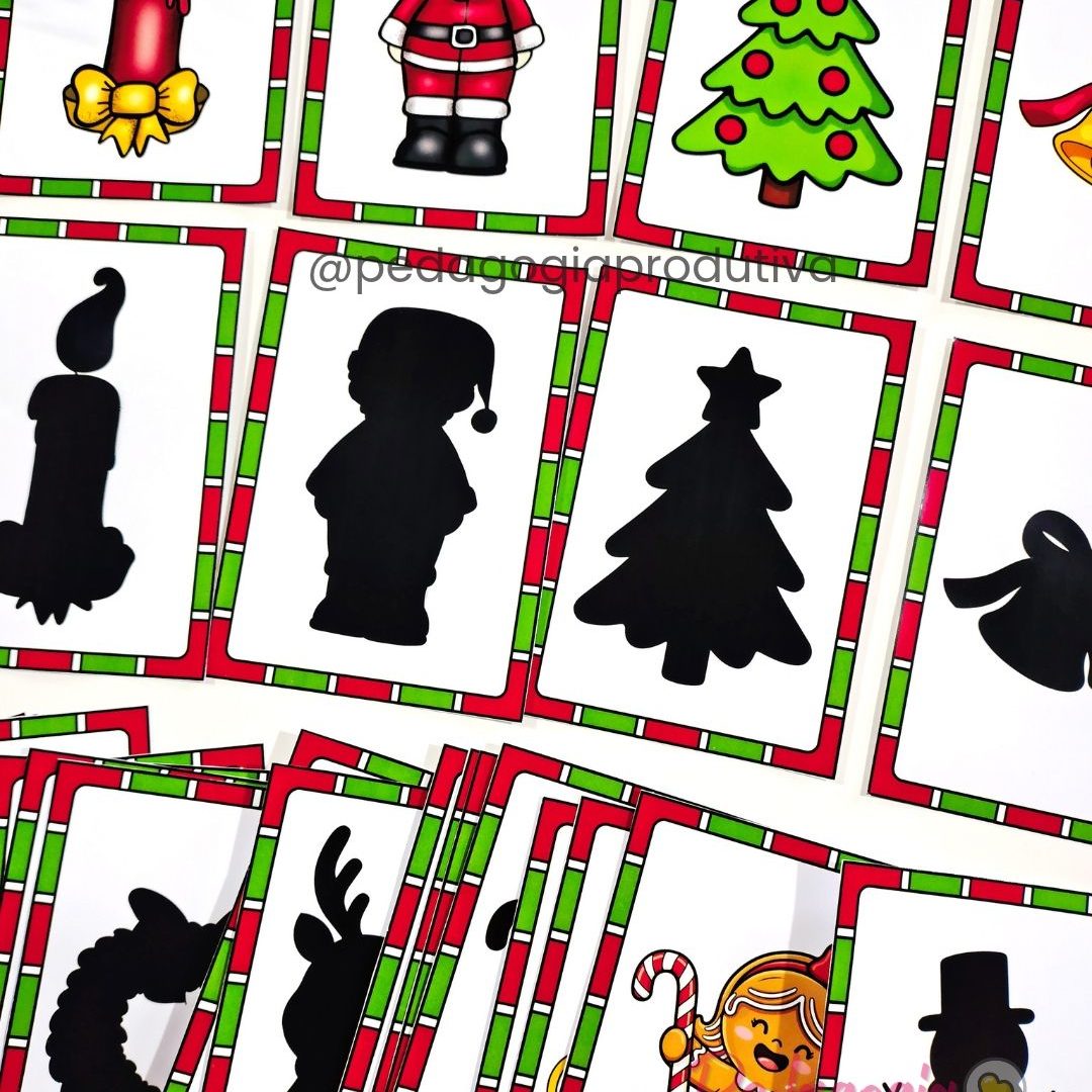 Pareamento de Sombras - Símbolos de Natal